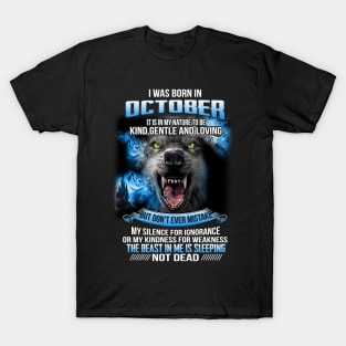 I Was Born In October T-Shirt